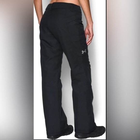 Under Armour Black Snow Pants Youth Boy Size Large Winter